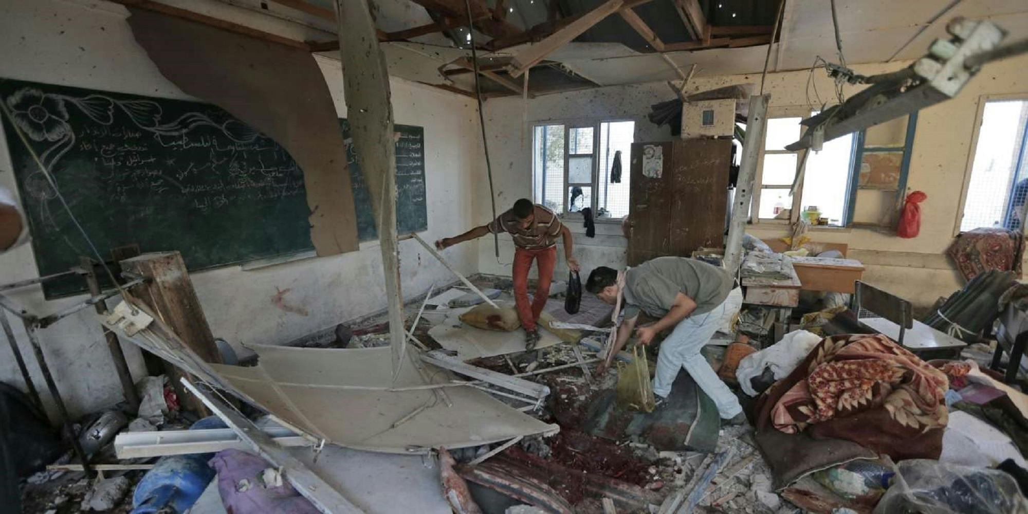 Une école gérée par l’ONU dans la bande de Gaza victime des tirs israéliens