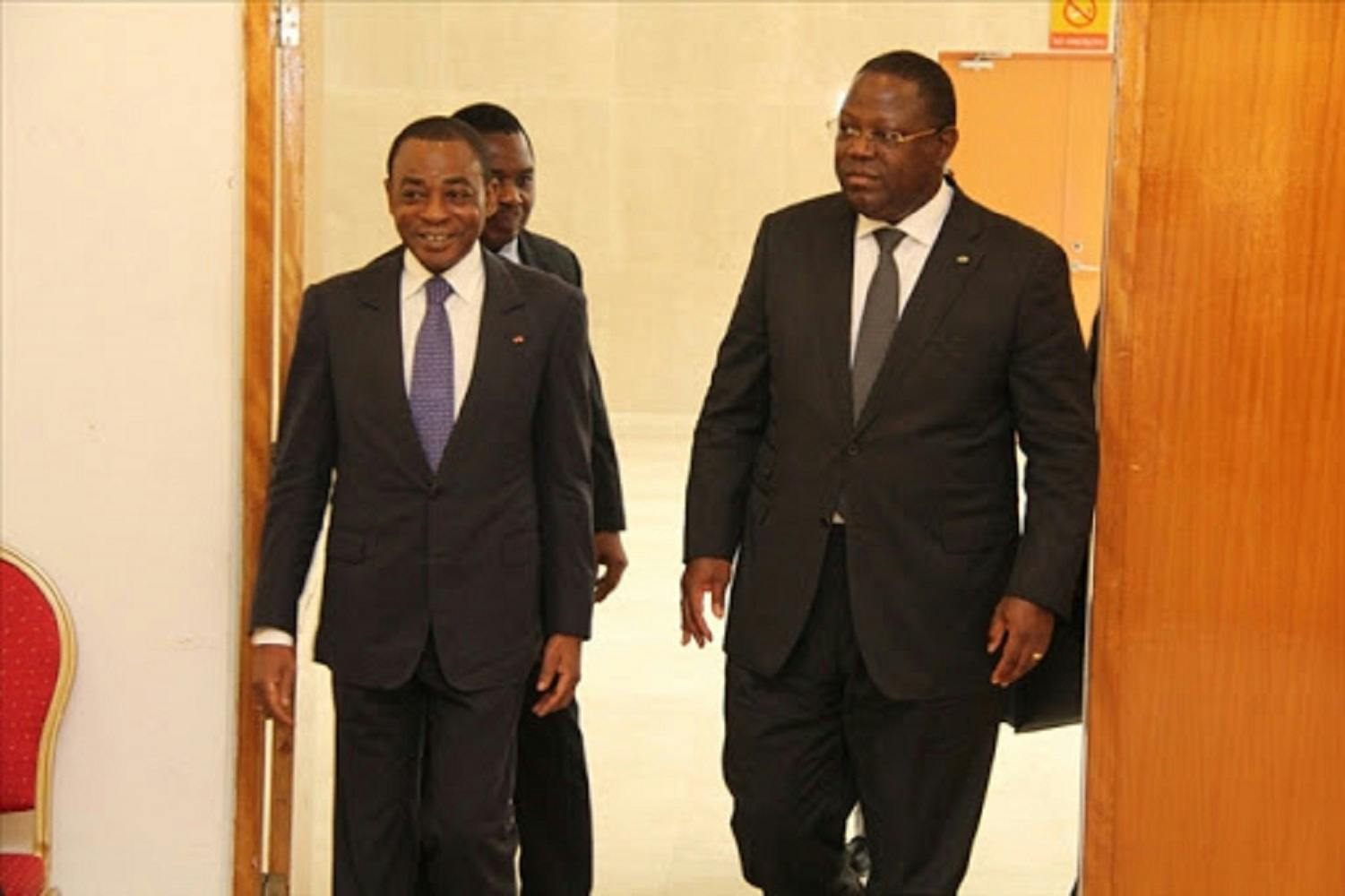 Visite d’Etat d’Ali Bongo en Côte d’Ivoire: Un ministre ivoirien échange avec son homologue gabonais
