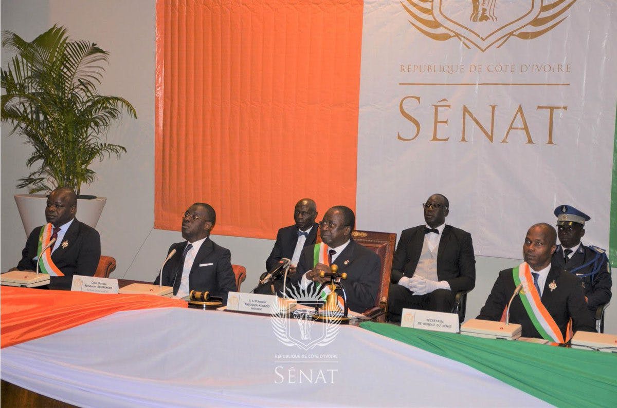 Le Sénat ivoirien a adopté en séance plénière 7 projets de loi 