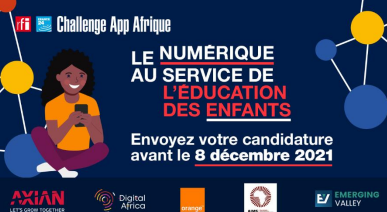 RFI – France 24 Challenge App Afrique 2021 :  “Le numérique au service de l’éducation des enfants”