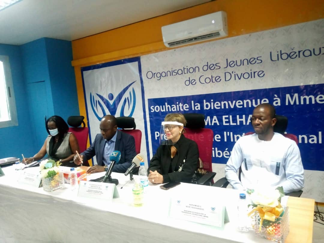 International libéral : Le message de Docteur Hakima El Haite aux jeunes libéraux ivoiriens