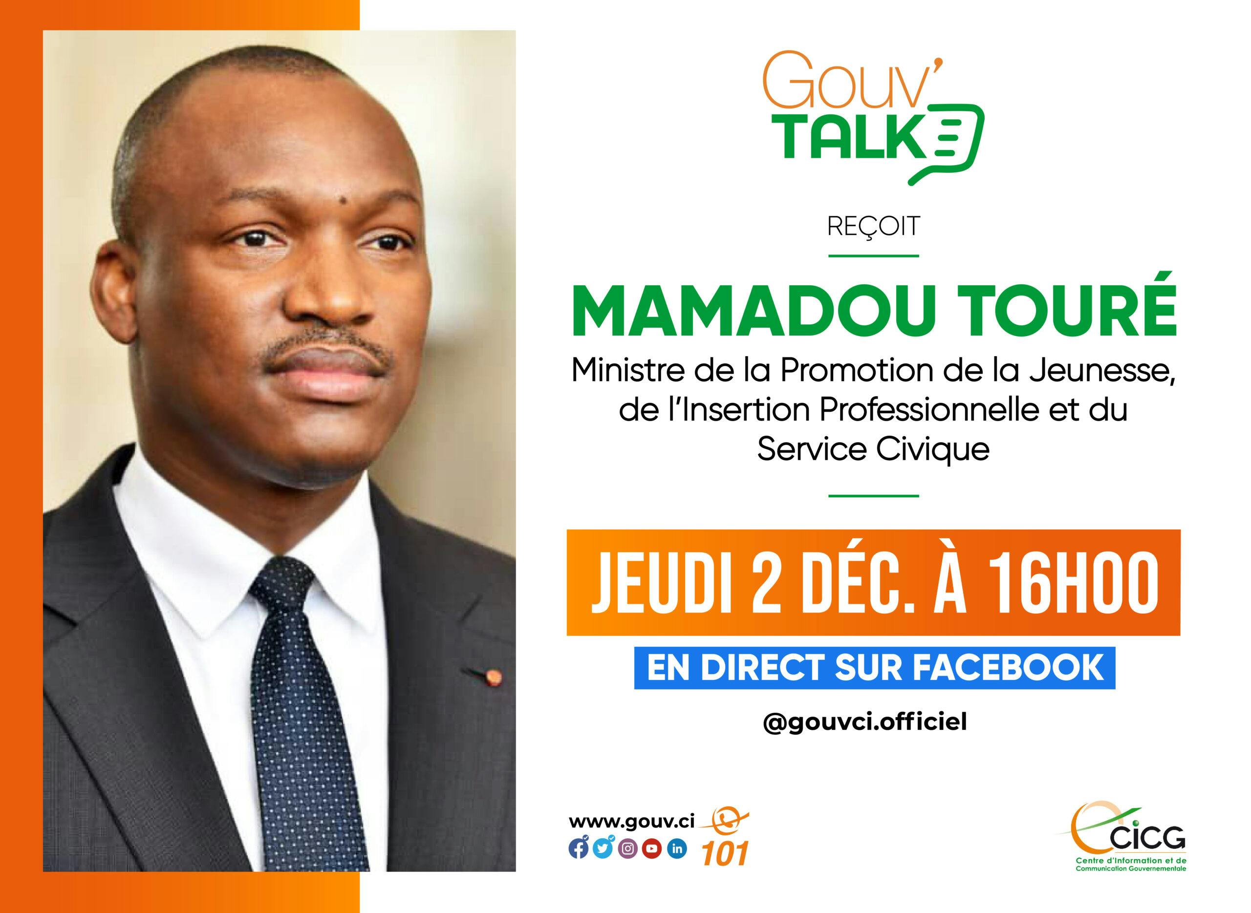 Emploi jeune, insertion professionnelle et service civique : Le Ministre Mamadou Touré répond sans faux-fuyant aux questions des internautes