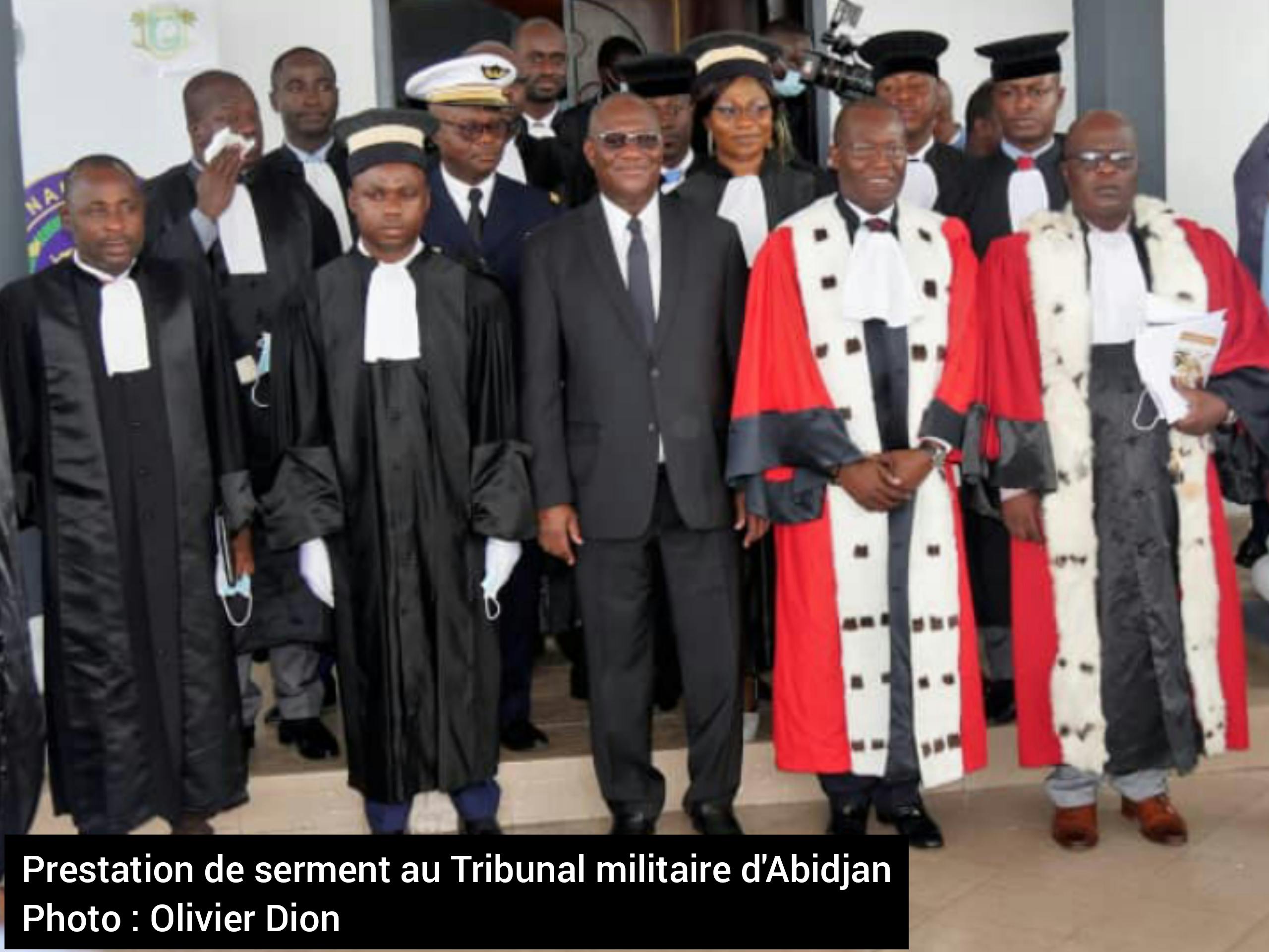 Prestation de serment au Tribunal militaire d’Abidjan – Téné Birahima Ouattara : “Ceci contribue à renforcer notre outil de justice en matière militaire” 