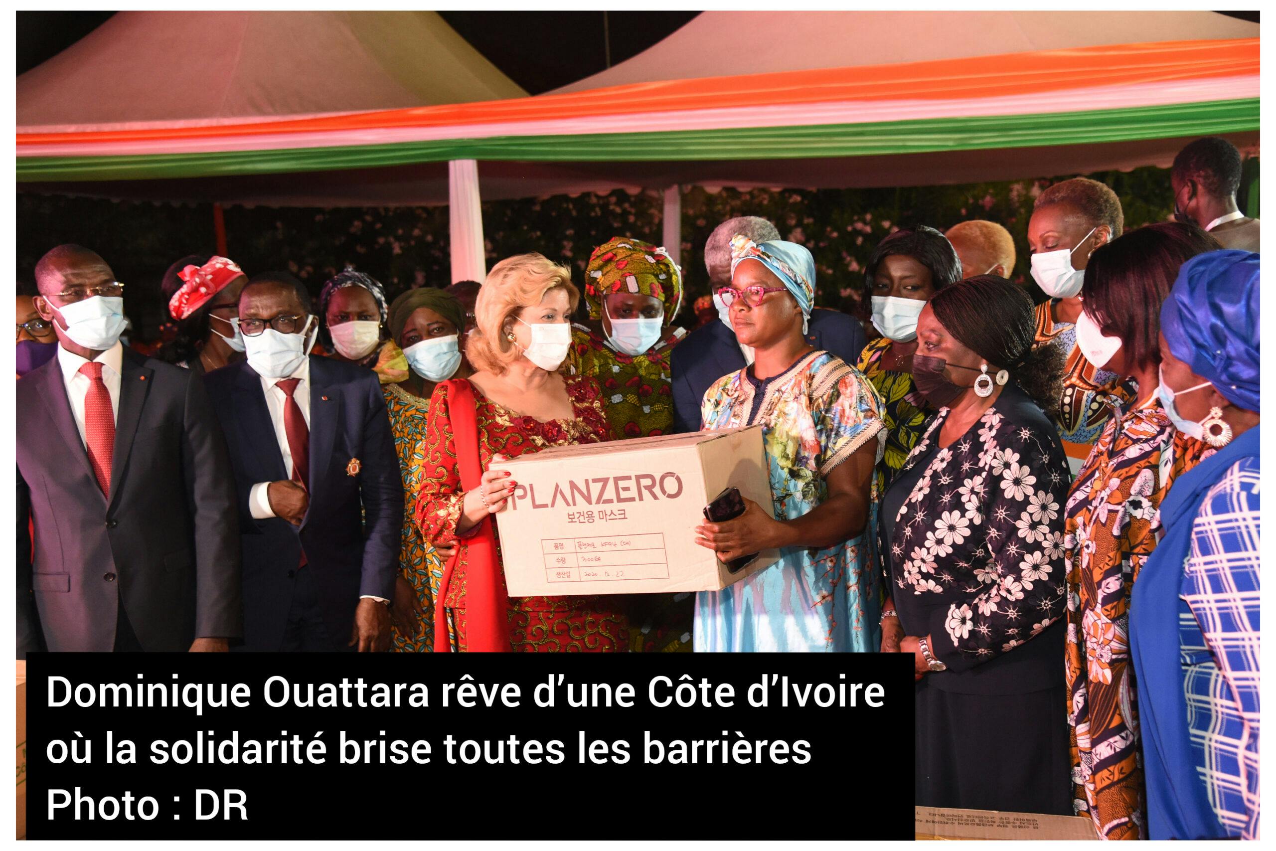 Lancement-édition2021 d’Abidjan perle des lumières : Dominique Ouattara rêve d’une Côte d’Ivoire où la solidarité brise toutes les barrières pour le bonheur de tous ses habitants