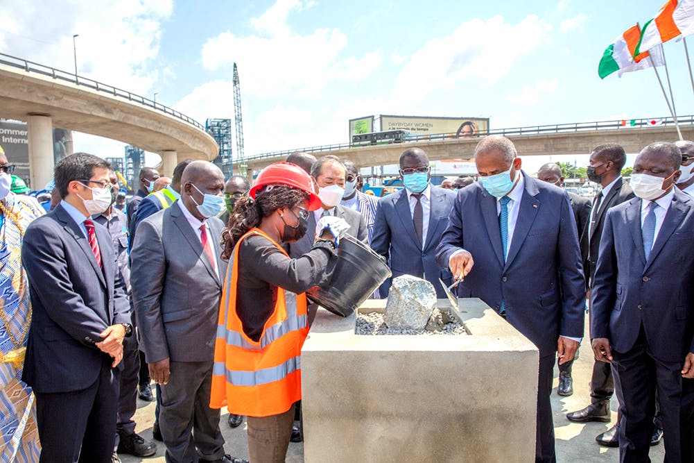 Infrastructure routière en Côte d’Ivoire: Le Premier ministre Patrick Achi lance les travaux de la phase II de l’échangeur de l’amitié ivoiro-japonaise