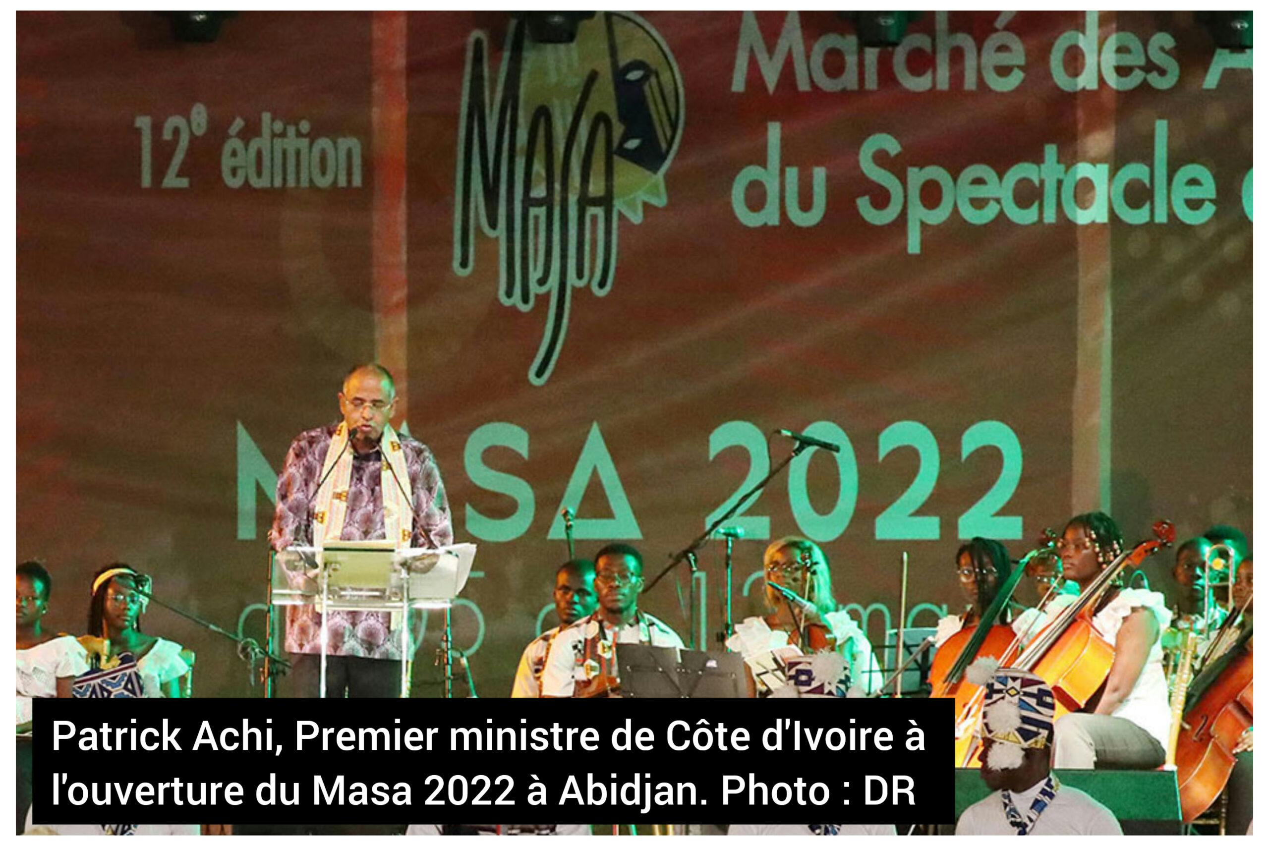 Côte d’Ivoire – Masa 2022 : Patrick Achi exhorte les artistes à s’inscrire dans l’innovation