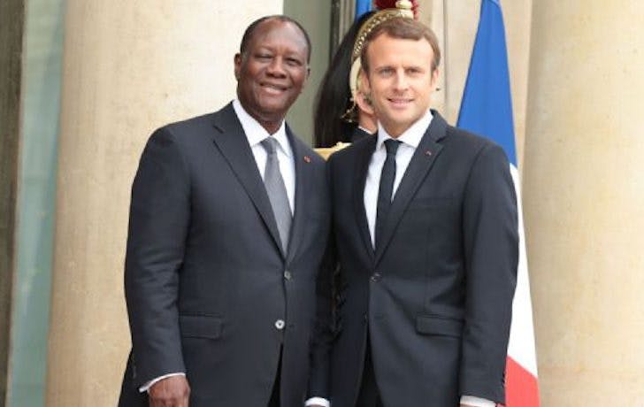 Alassane Ouattara reçu à l’Elysée par Macron le lundi 16 mai 2022