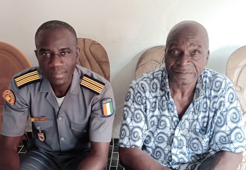 Côte d’Ivoire : le commandant de la Garde Républicaine, Colonel Dembélé Bassaro chez l’ancien aide de camp du président Houphouët Boigny