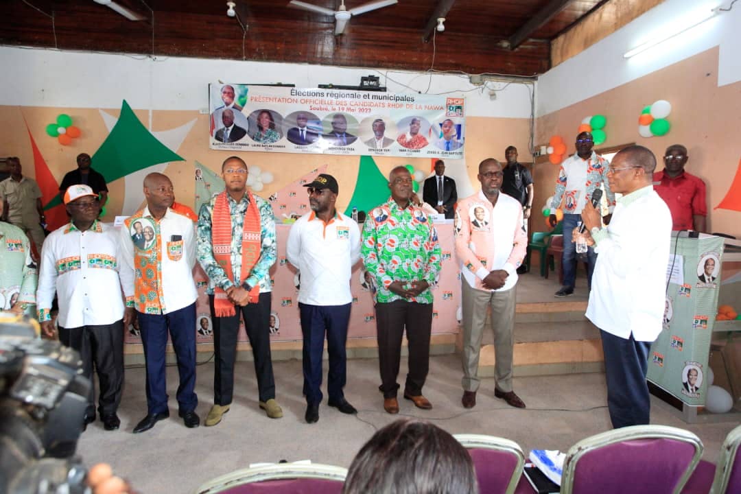 Régionales et municipales 2023 : Bruno Koné investit les candidats du RHDP dans la Nawa