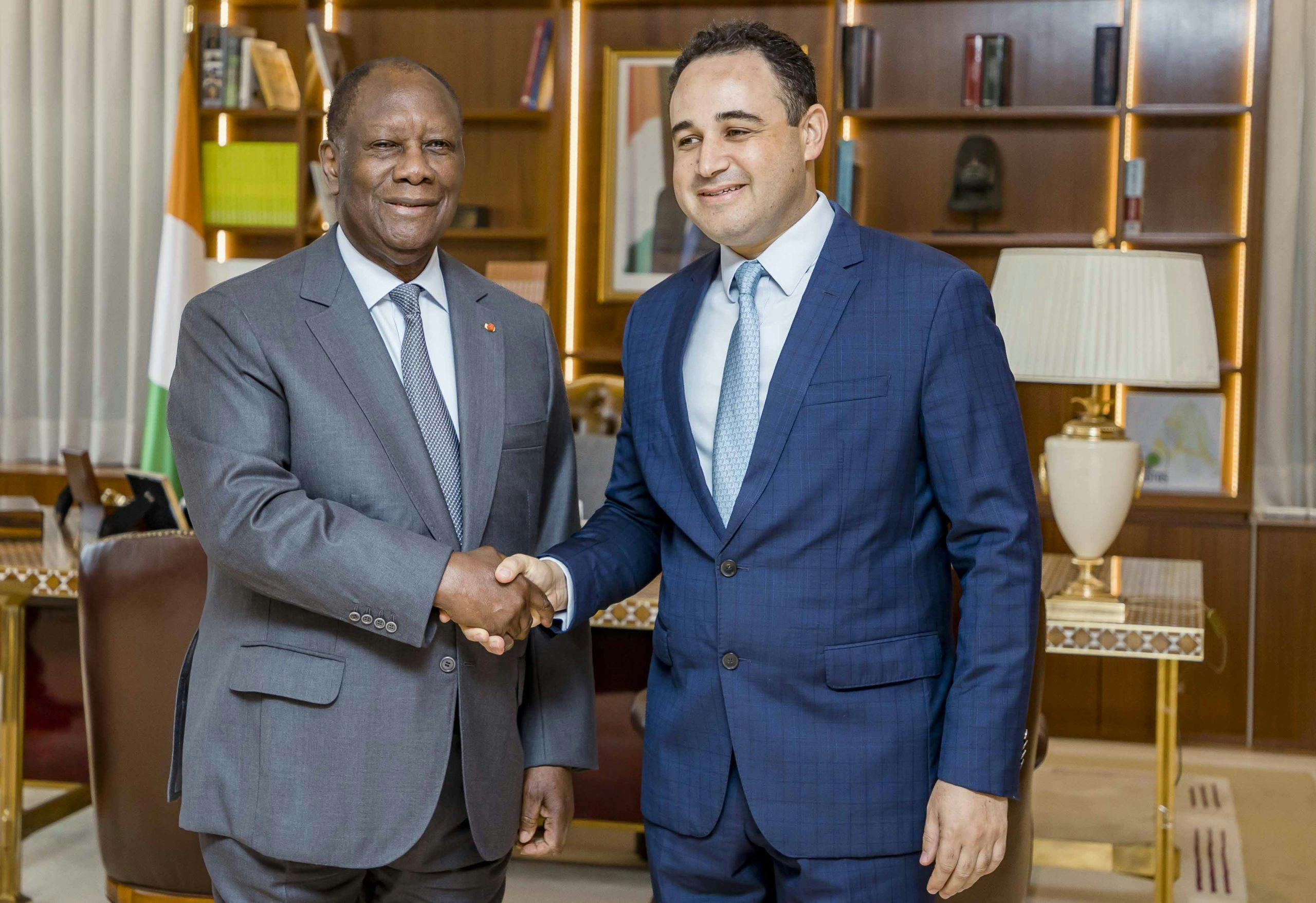 Côte d’Ivoire : en fin de mission,  l’ambassadeur de Belgique reçu par Alassane Ouattara