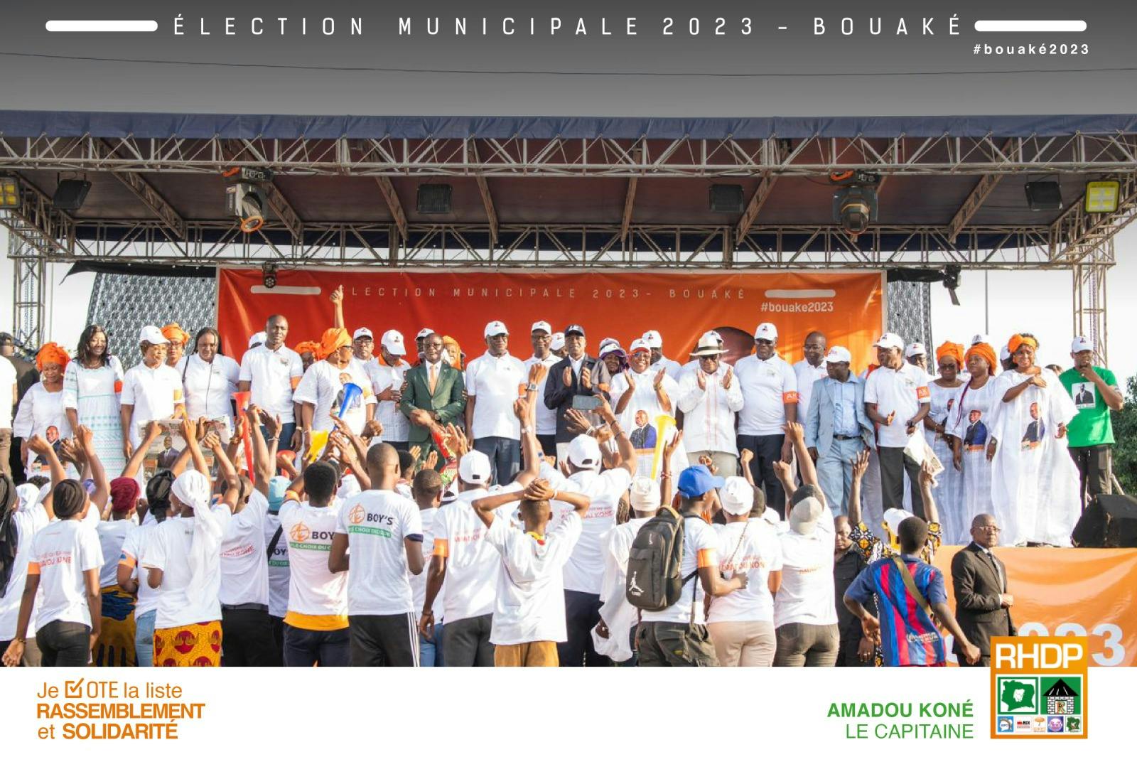 Triomphe électoral d’Amadou Koné à Bouaké : la famille Gon Coulibaly au cœur d’une mobilisation exceptionnelle 