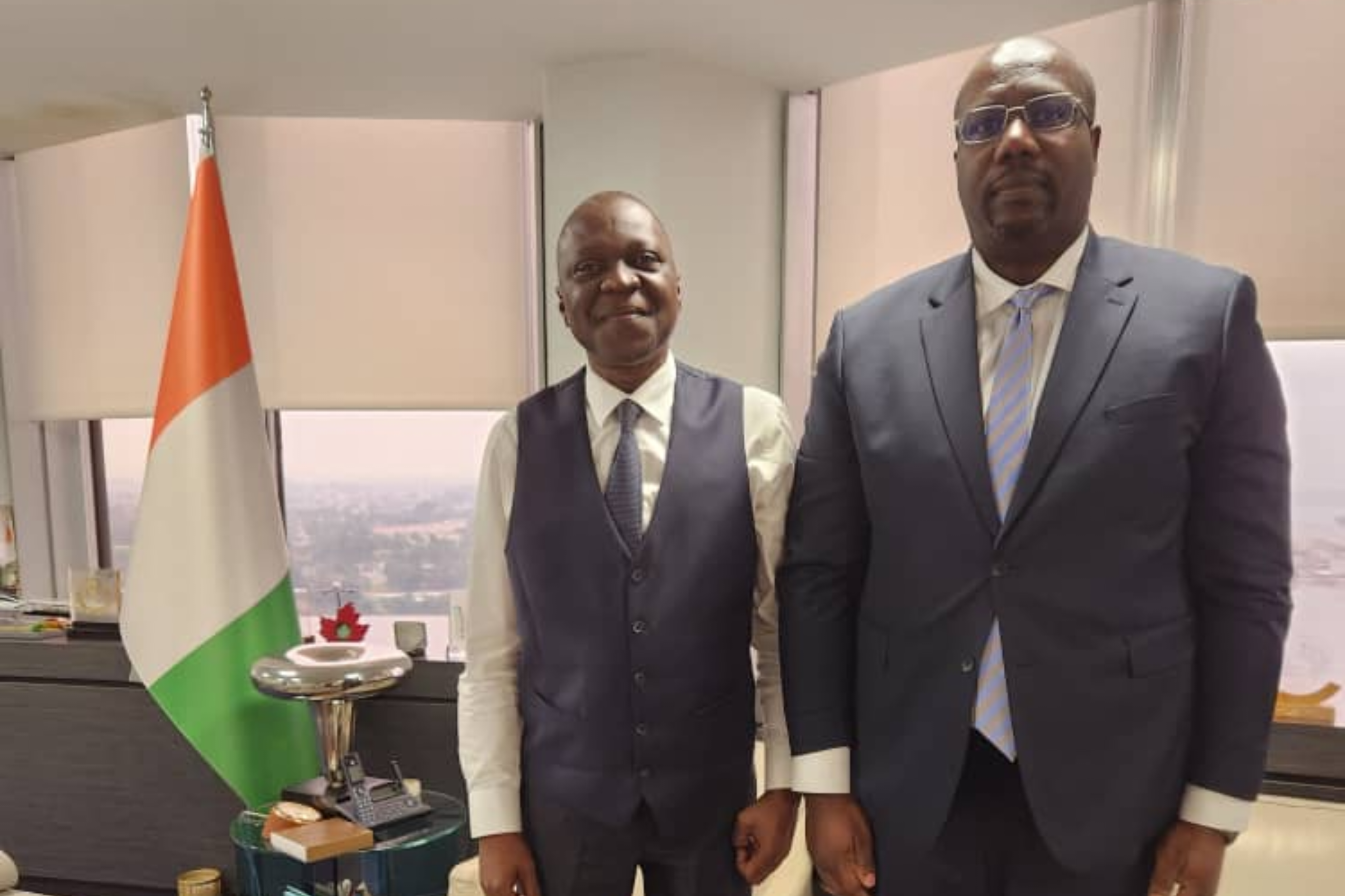 Le DG du Guichet unique du commerce extérieur de Côte d’Ivoire chez Amadou Koné 