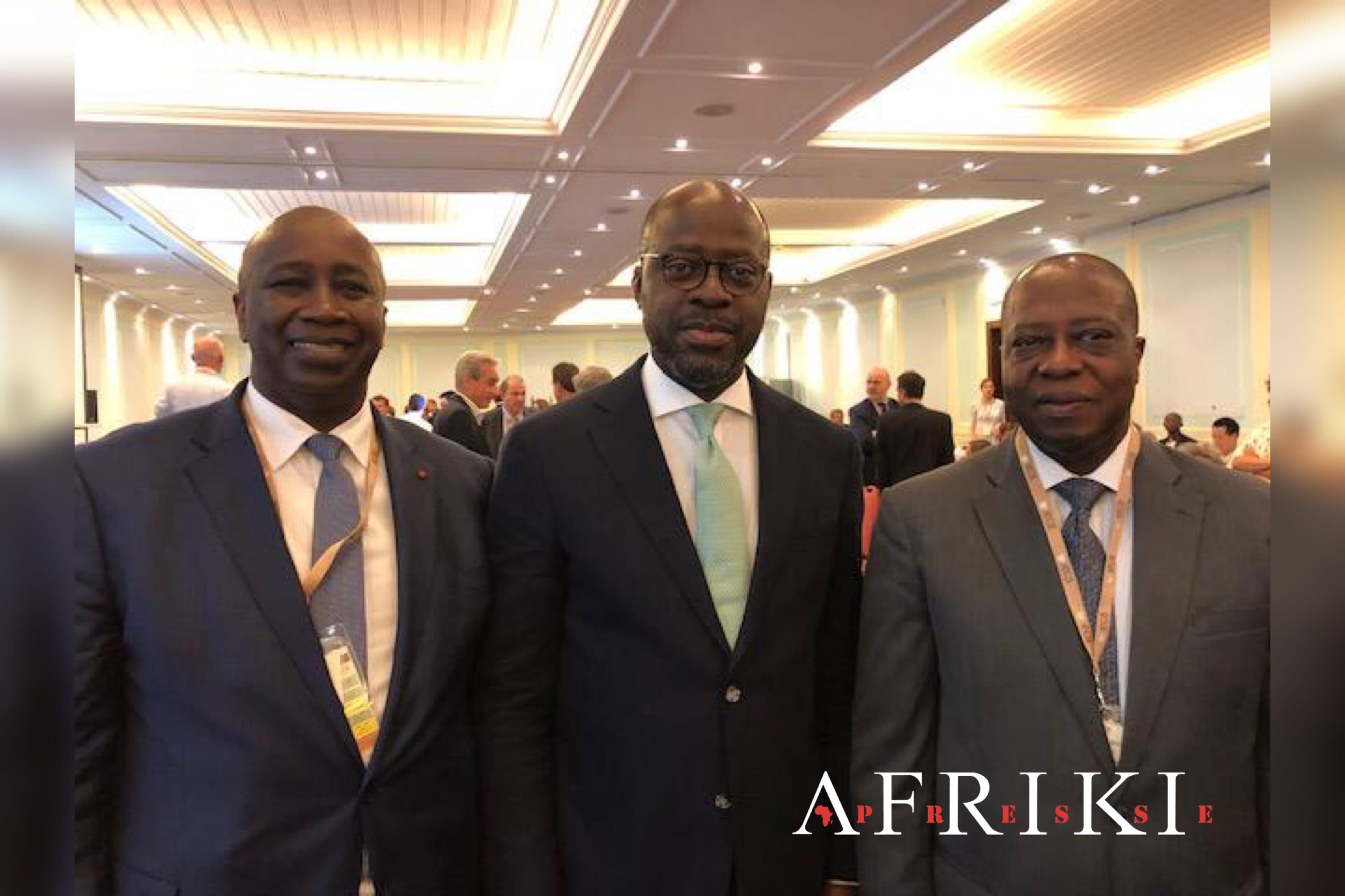 Lisbonne, assises Association Européenne du Cacao: Donwahi, Ali Touré, Yves Koné présents