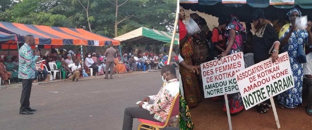 Bouaké : ce qu’Amadou Koné a dit aux habitants de Kennedy et Djamrou-Liberté (Côte d’Ivoire, révision liste électorale)