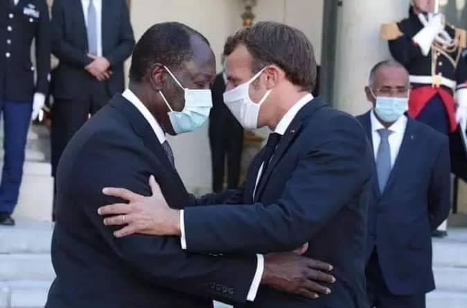 Macron félicite et encourage Ouattara : «Le dialogue initié avec le Président Bédié est porteur d’espoir» (Résultat définitif présidentielle 2020, Côte d’Ivoire)