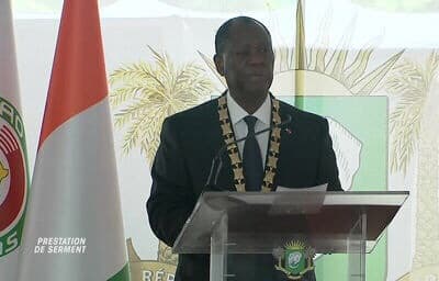 Alassane Ouattara investi, 1er président de la 3ème République (Côte d’Ivoire)