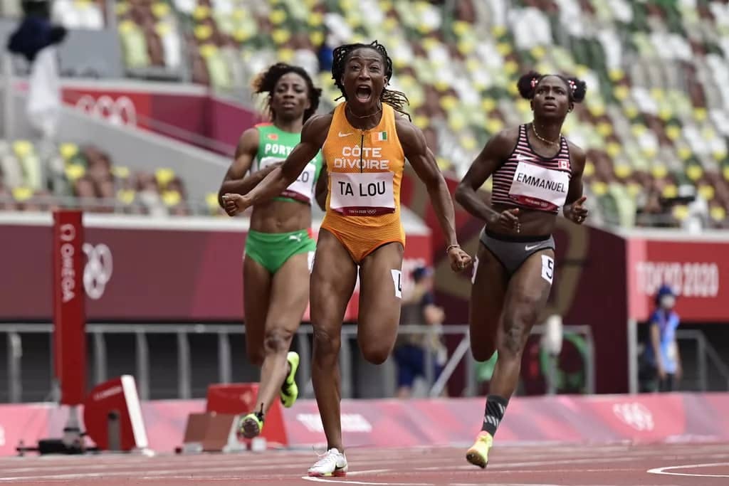 Tokyo 2021-Athletisme : L’Ivoirienne Ta Lou remporte le 100m dames en 10 secondes78 et se qualifie pour les demi-finales