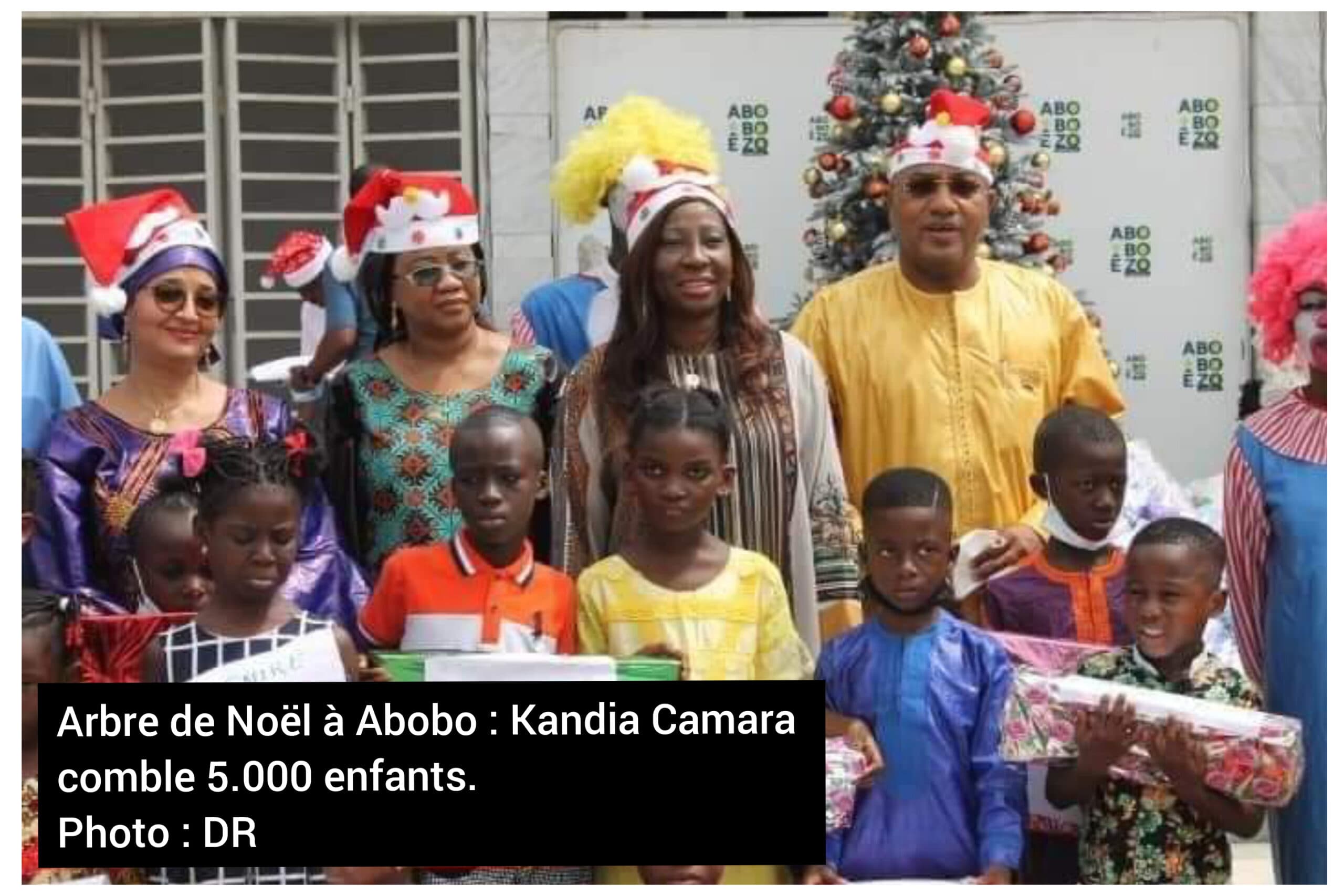 Arbre de Noël à Abobo : Kandia Camara comble 5.000 enfants de cadeaux