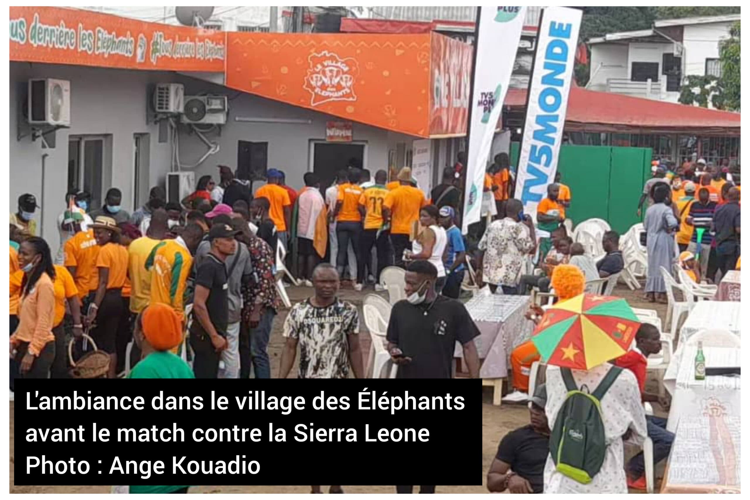 Can 2021 : L’ambiance au village CAN de Douala avant le deuxième match de la Côte d’Ivoire