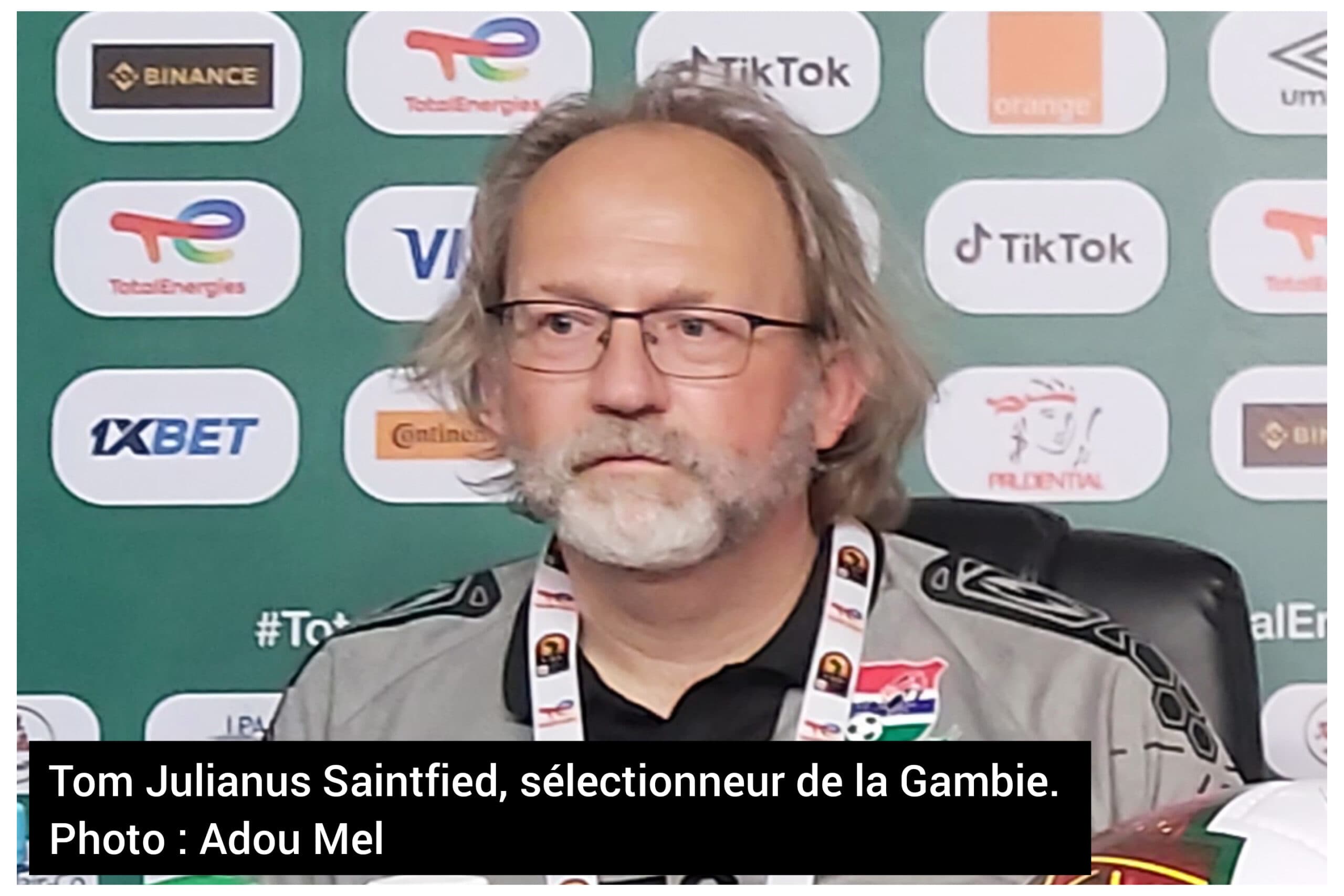 CAN 2021- le sélectionneur gambien Tom Saintfied, déclare avoir joué contre le futur vainqueur après les 1/4 contre le Cameroun