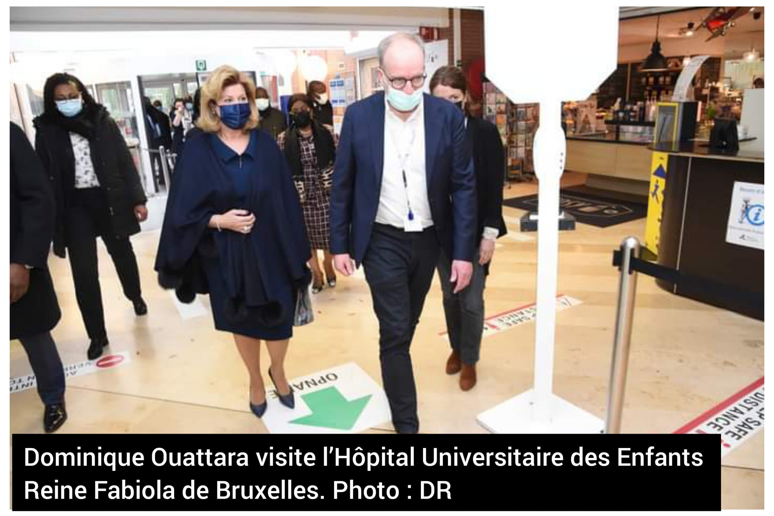 Santé de l’Enfant : Dominique Ouattara visite l’Hôpital Universitaire des Enfants Reine Fabiola de Bruxelles (sommet UA-UE)