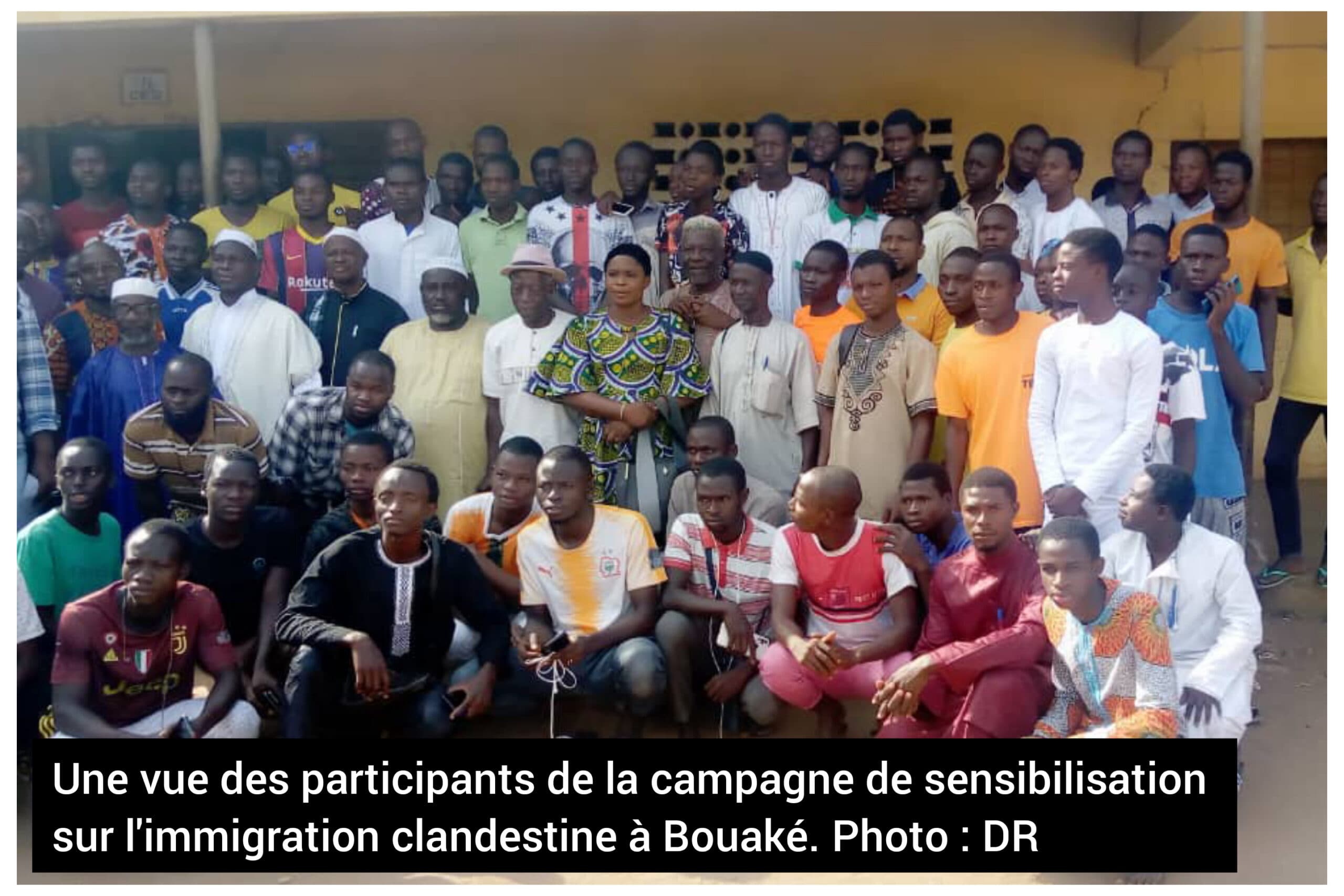 Bouaké : Des élèves et étudiants sensibilisés sur les conséquences de l’immigration clandestine (Côte d’Ivoire)