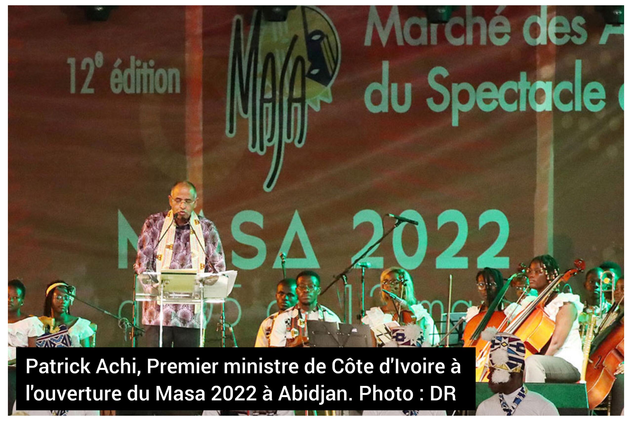 Côte d’Ivoire – Masa 2022 : Patrick Achi exhorte les artistes à s’inscrire dans l’innovation