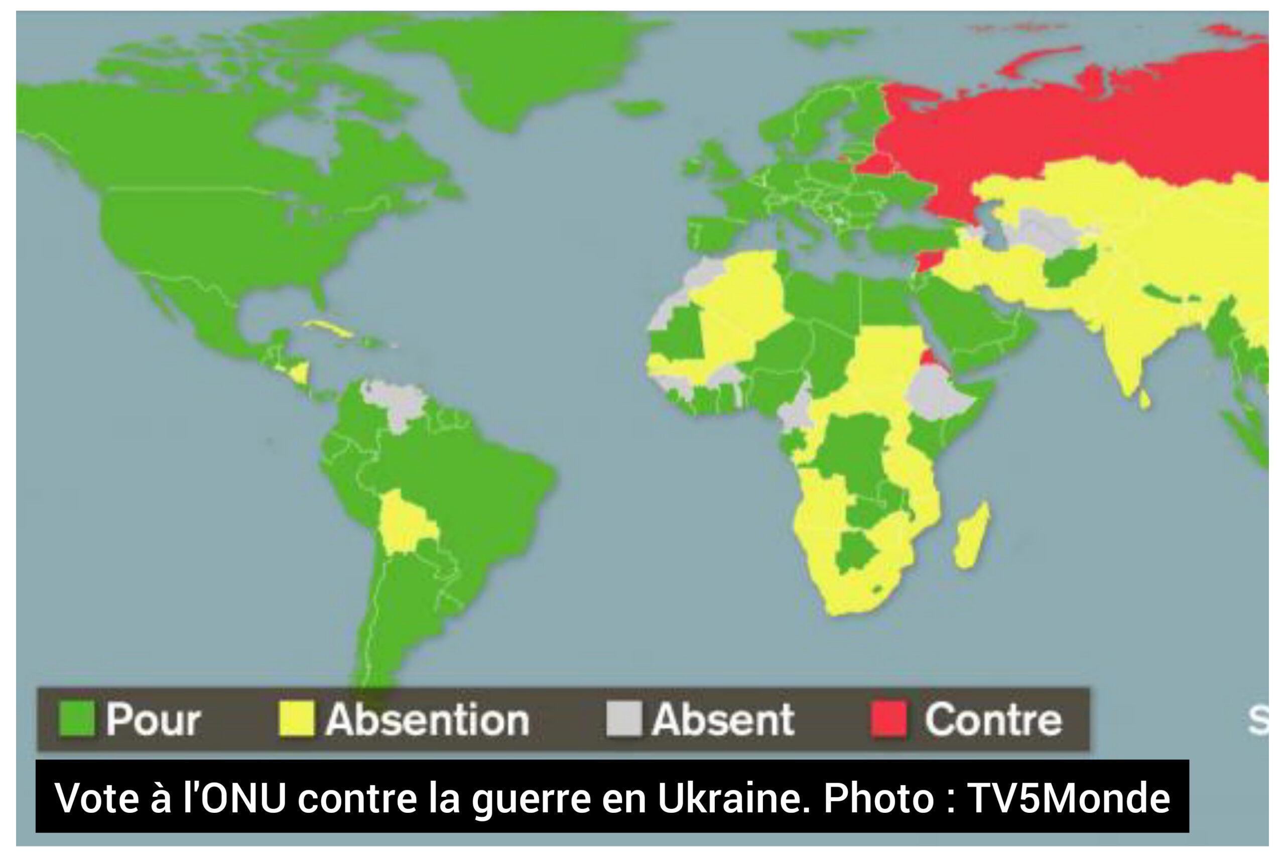 Chronique du Lundi, l’Afrique et la guerre en Ukraine – condamnation de la Russie : l’étrange abstention de 17 pays africains à l’Onu