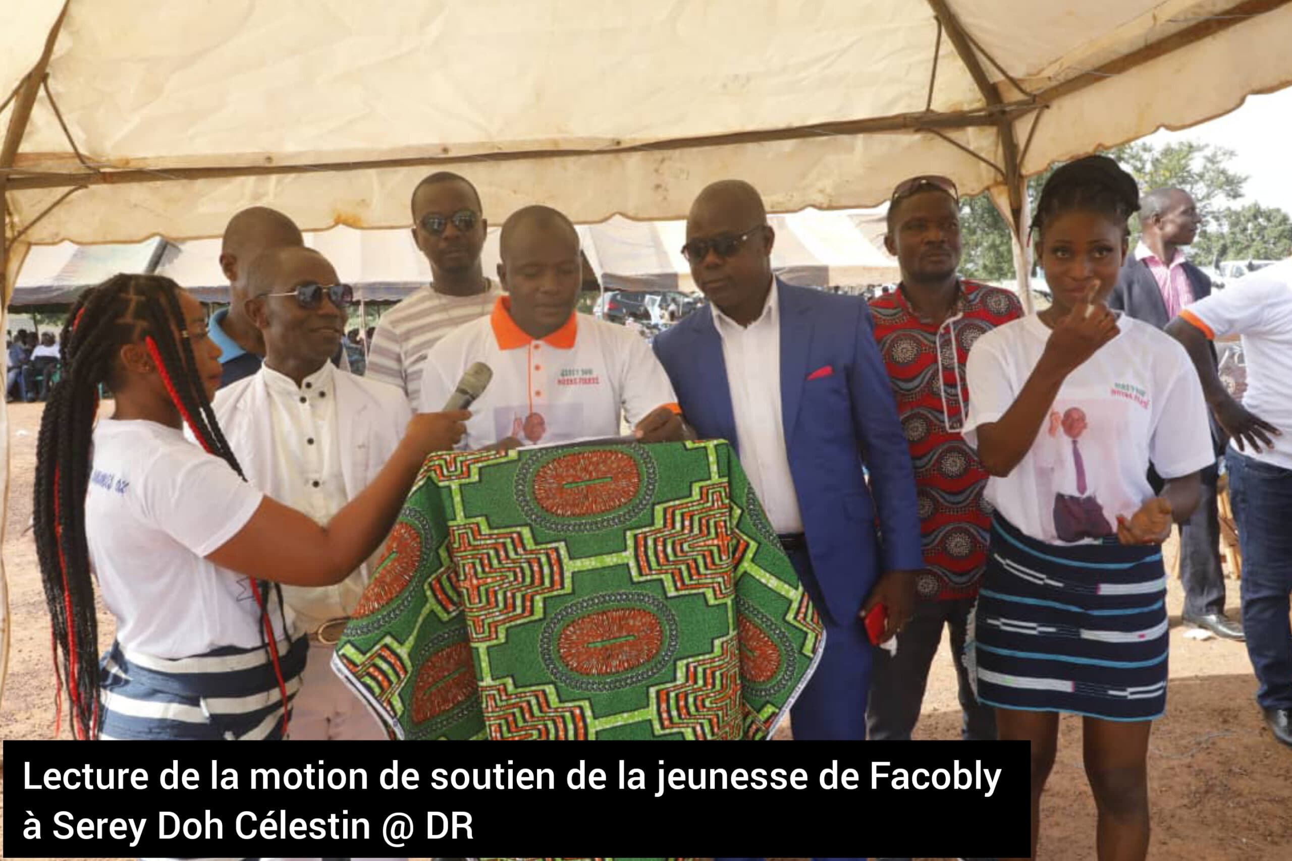 Département de Facobly : l’intégralité de la motion de soutien de la jeunesse à Serey Doh Célestin