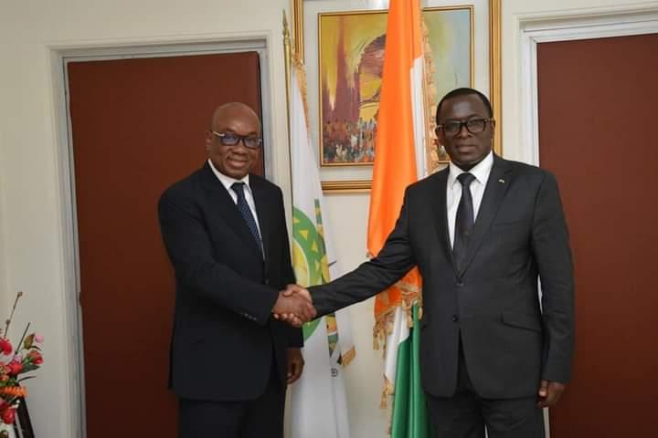 Le Président de la FIF Idriss Diallo annonce une mission de la FIFA à Abidjan après une audience avec Danho Paulin