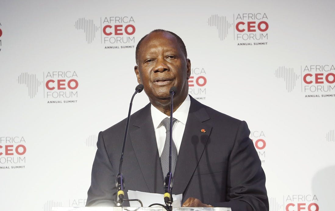 Africa Ceo Forum : Alassane Ouattara préoccupé par le ralentissement de la croissance mondiale