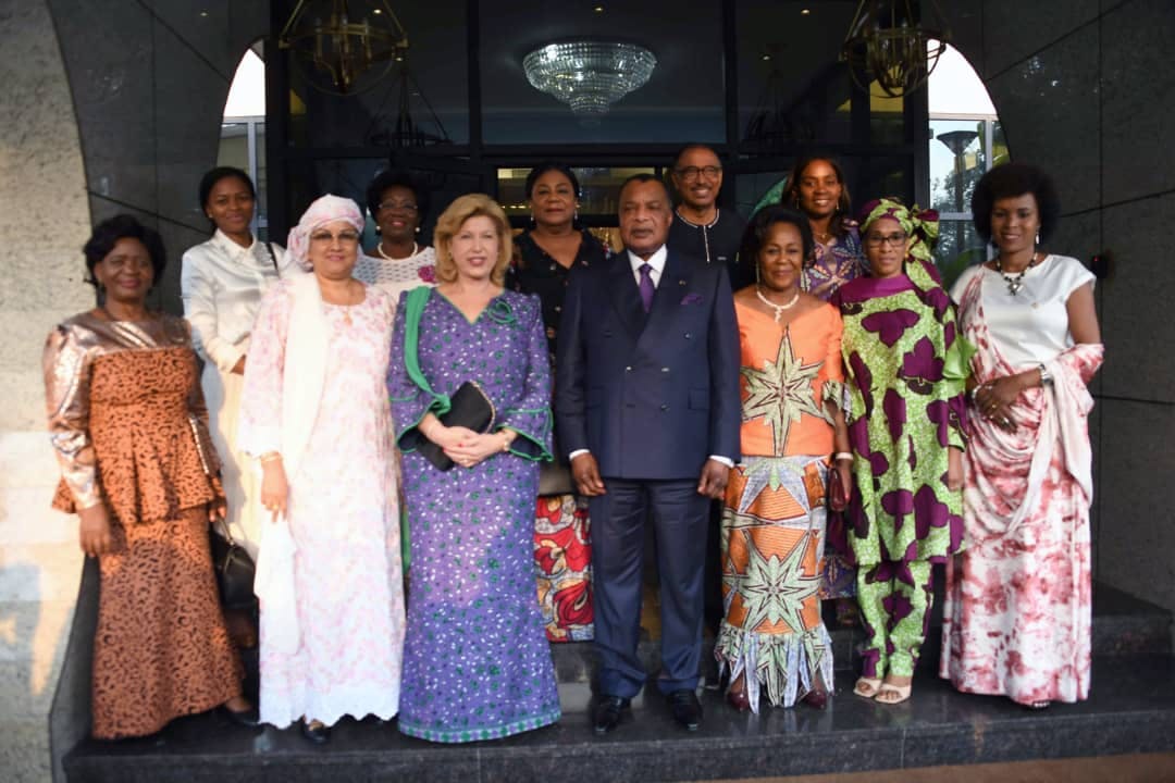 Denis Sassou-Nguesso reçoit à Brazzaville les Premières Dames d’Afrique après clôture de la 26e AGE – OPDAD