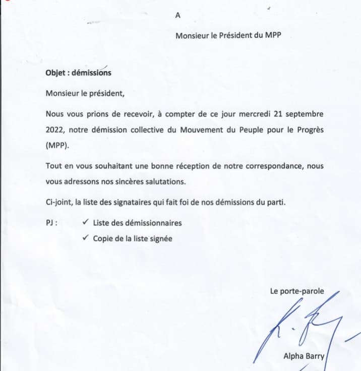 Tsunami politique au Burkina Faso : Alpha Barry et plusieurs anciens ministres démissionnent du MPP