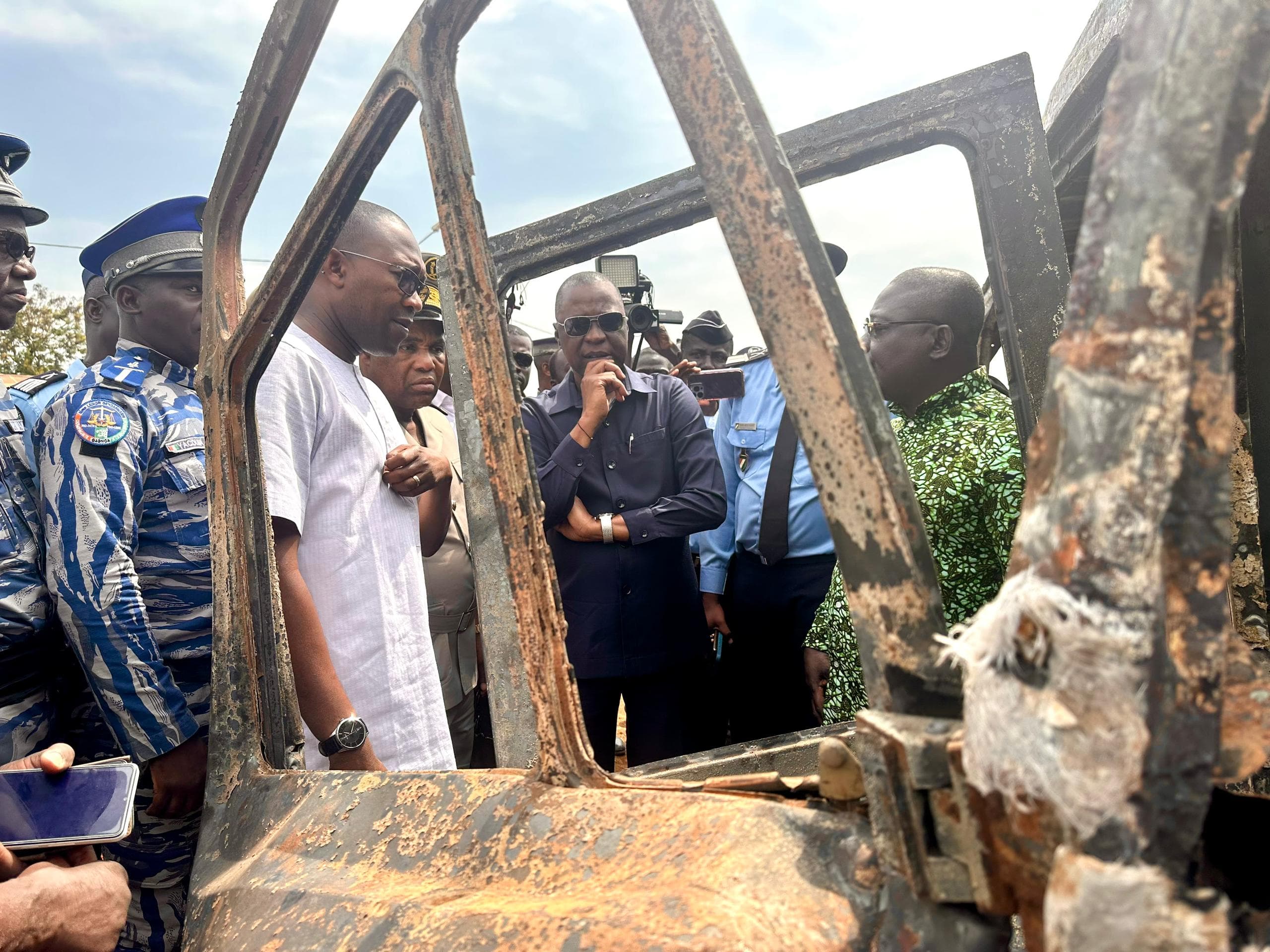 Accident à Brokoua : Amadou Koné au chevet des victimes