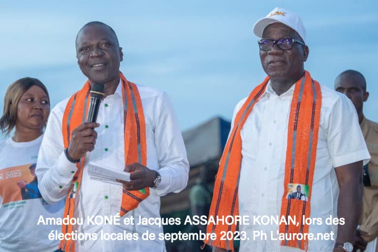 Arbre de Noël à Bouaké : tensions entre des partisans<br>de Jacques Assahoré et Koné Amadou ?