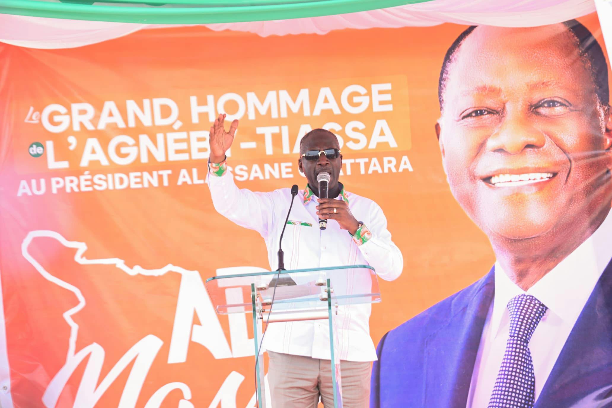 Agboville : Adama Bictogo magnifie Alassane Ouattara, le bâtisseur